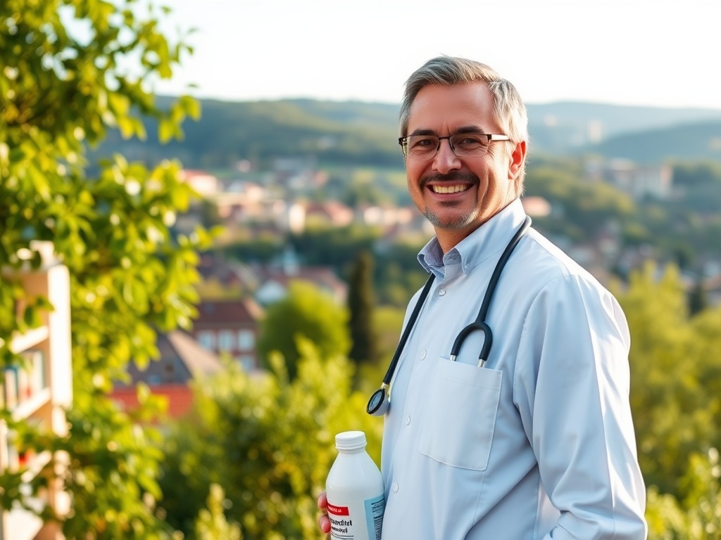 Lekarz kardiolog konsultuje pacjenta, zdjęcie symbolizujące kolejki do kardiologa w Jaworze