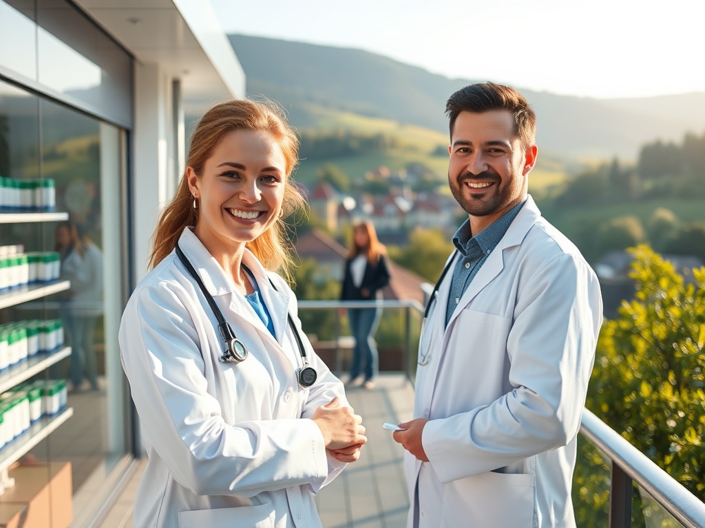 Grafika symbolizująca długie kolejki do lekarza specjalisty w Jaworze, z naciskiem na kardiologa.