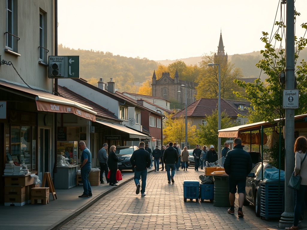 Wizualizacja nowoczesnego Punktu Selektywnej Zbiórki Odpadów Komunalnych (PSZOK) w Jaworzu, symbolizującego inwestycję w ochronę środowiska.